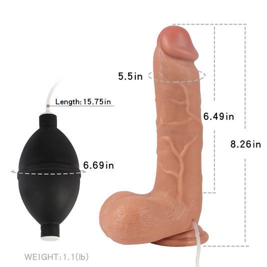 Ejaculation Fantasies - G8 Ultra Realistic Squirting Dildo 8.3 Inch