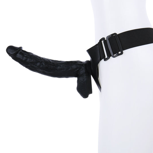 F200 Elasticized Strap-On Harness Kit with 11-inch Realistic Liquid Silicone Big Dildo