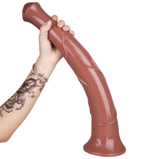 H29 Super Long Realistic Horse Dildo with Strong Suction Cup 17 Inch