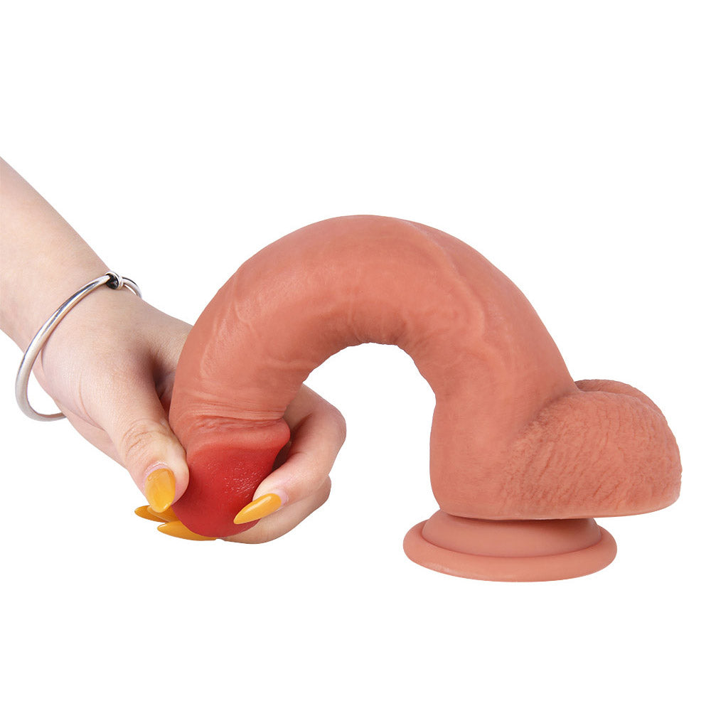 G21 Lifelike Dual-Density Silicone Moving Foreskin Dildo 8 Inch Dear Rabbits Adult Toys G21 Lifelike Dual-Density Silicone Moving Foreskin Dildo 8 Inch Dear Rabbits Adult Toys