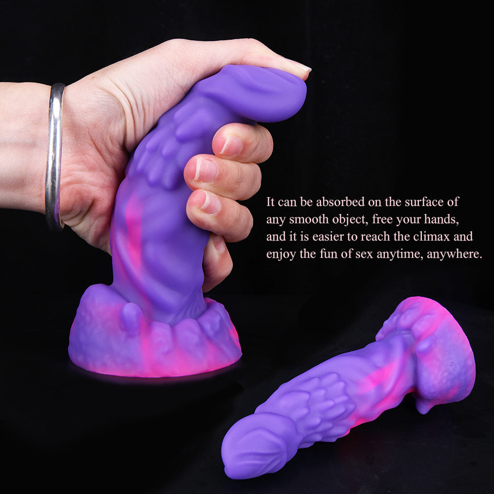 Mixed Color Viper 5.9" Colored Liquid Silicone Snake Head Dildo Dear Rabbits Adult Toys Mixed Color Viper 5.9" Colored Liquid Silicone Snake Head Dildo Dear Rabbits Adult Toys